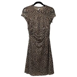 & Other Stories mesh printed mini dress size 6